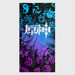 Бандана-труба Genshin Impact - Стихия Геншин, цвет: 3D-принт — фото 2