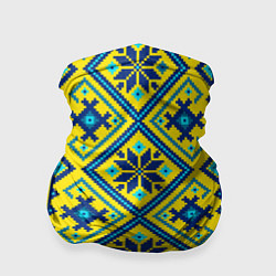 Бандана-труба Славянский национальный орнамент, цвет: 3D-принт