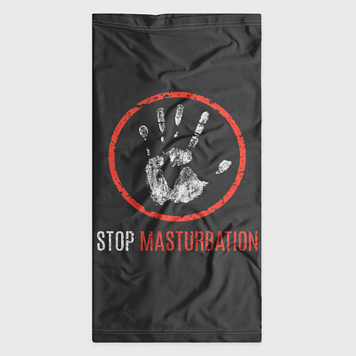 Бандана STOP MASTURBATION / 3D-принт – фото 3