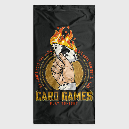 Бандана CARD GAMES / 3D-принт – фото 3