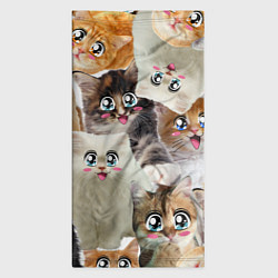 Бандана-труба Много кошек с большими анимэ глазами, цвет: 3D-принт — фото 2