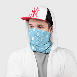 Бандана-труба Узор Sky Blue Dope Ski Mask Camo Dope Street Marke, цвет: 3D-принт — фото 2