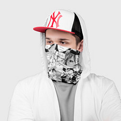 Бандана-труба Bungo Stray Dogs pattern, цвет: 3D-принт — фото 2