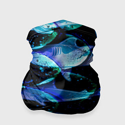 Бандана-труба На дне морском Акулы, цвет: 3D-принт