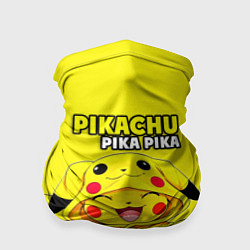 Бандана-труба Пикачу Пика Пика в костюме, цвет: 3D-принт