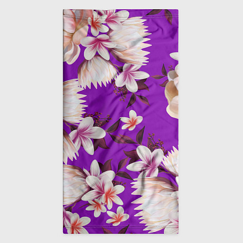 Бандана Цветы Фиолетовый Цветок / 3D-принт – фото 3