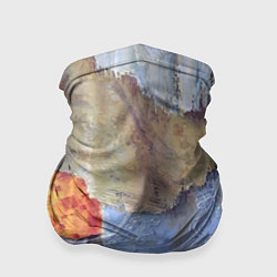 Бандана-труба Разноцветные лоскуты ткани тряпка Rags hanging on, цвет: 3D-принт