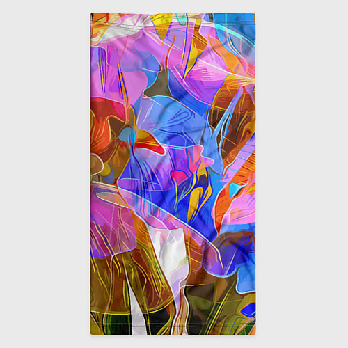 Бандана Красочный цветочный паттерн Лето Colorful floral p / 3D-принт – фото 3