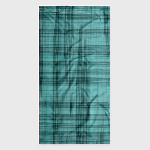 Бандана Клетчатый узор цвета морской волны checkered patte / 3D-принт – фото 3