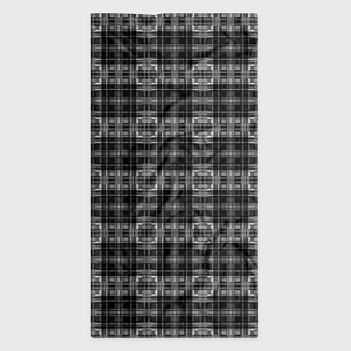 Бандана Черно белая клетка / 3D-принт – фото 3