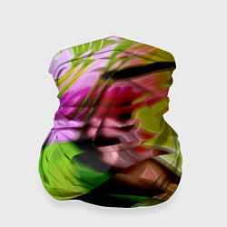 Бандана Разноцветная абстрактная композиция Лето Multi-col