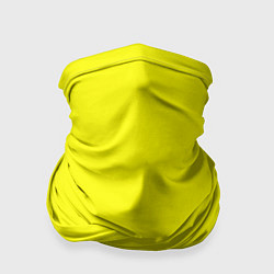 Бандана-труба Однотонный неоновый лимонный желтый тон, цвет: 3D-принт