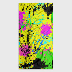 Бандана-труба Абстрактная картина в разноцветный неоновых тонах, цвет: 3D-принт — фото 2