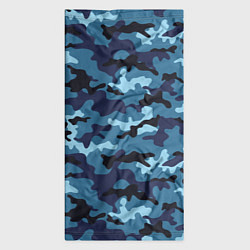 Бандана-труба Камуфляж Тёмно-Синий Camouflage Dark-Blue, цвет: 3D-принт — фото 2