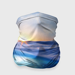 Бандана-труба Грань между небом и водой, цвет: 3D-принт