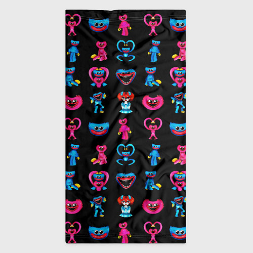 Бандана POPPY PLAYTIME HAGGY WAGGY AND KISSY MISSY PATTERN / 3D-принт – фото 3