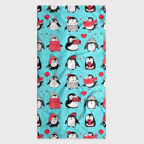 Бандана PENGUINS ON THE POSITIVE / 3D-принт – фото 3