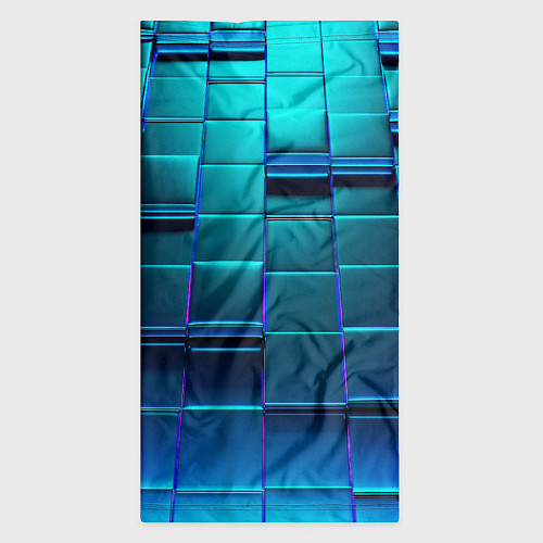 Бандана BLUE SQUARES / 3D-принт – фото 3