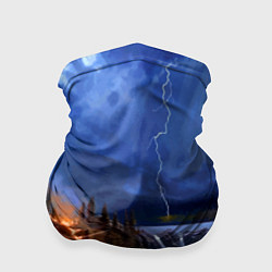 Бандана-труба Огонь, гроза и вода, цвет: 3D-принт