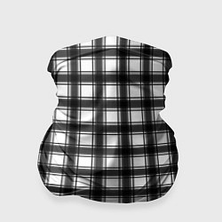 Бандана-труба Black and white trendy checkered pattern, цвет: 3D-принт