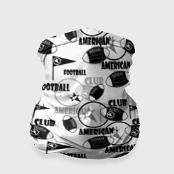 Бандана-труба American football club, цвет: 3D-принт