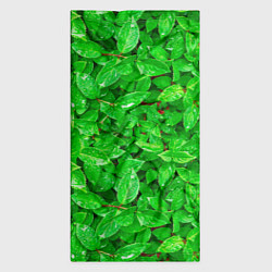 Бандана-труба Зелёные листья - текстура, цвет: 3D-принт — фото 2