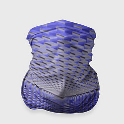 Бандана-труба Неоновые кубы - оптическая иллюзия, цвет: 3D-принт