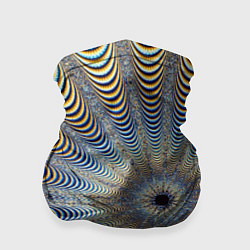 Бандана-труба Туннель - оптическая иллюзия, цвет: 3D-принт