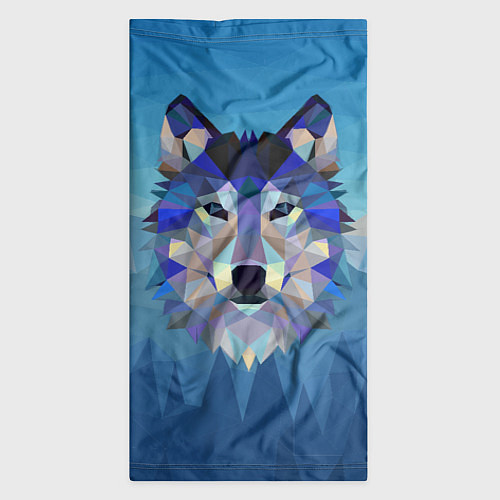 Бандана Лоу Поли Волк Арт / 3D-принт – фото 3