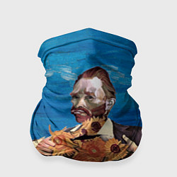 Бандана-труба Ван Гог портрет с Подсолнухами, цвет: 3D-принт