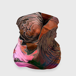 Бандана-труба Стилизованная композиция из океанских ракушек, цвет: 3D-принт