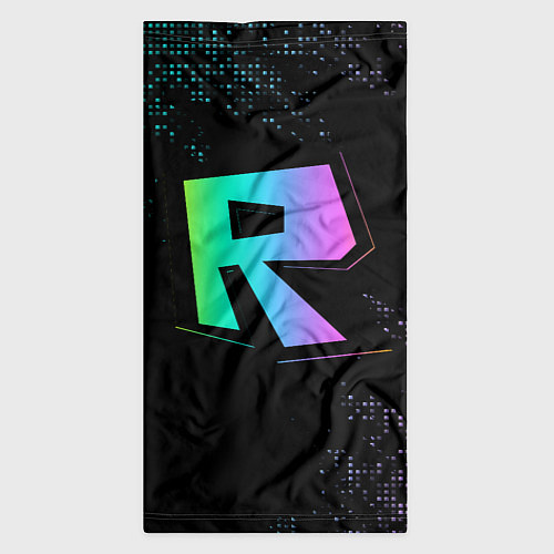 Бандана Roblox logo neon / 3D-принт – фото 3