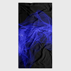 Бандана-труба Синяя звуковая волна, цвет: 3D-принт — фото 2