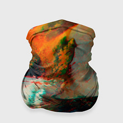 Бандана-труба Картинный холст со множеством красок, цвет: 3D-принт