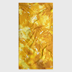 Бандана-труба Золотые листья на ветках, цвет: 3D-принт — фото 2