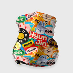 Бандана-труба Skzoo stickers characters, цвет: 3D-принт