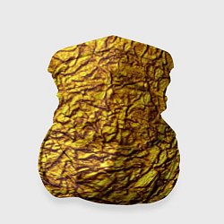 Бандана-труба Золотая фольга, цвет: 3D-принт