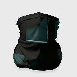 Бандана-труба Геометрические тёмные кубы, цвет: 3D-принт