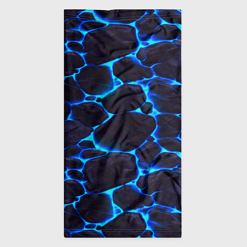 Бандана Голубое свечение камней / 3D-принт – фото 3