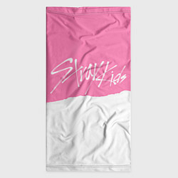 Бандана-труба Stray Kids pink and white, цвет: 3D-принт — фото 2