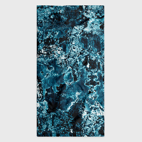 Бандана Гранж - абстрактные синие разводы / 3D-принт – фото 3