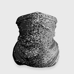 Бандана-труба Брызги красок - Черно-белый, цвет: 3D-принт
