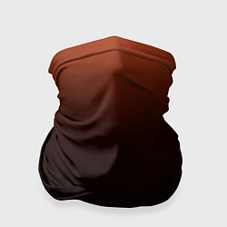 Бандана-труба Благородный коричневый градиент, цвет: 3D-принт