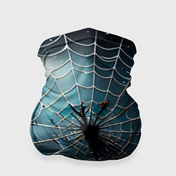 Бандана-труба Halloween - паутина на фоне мрачного неба, цвет: 3D-принт