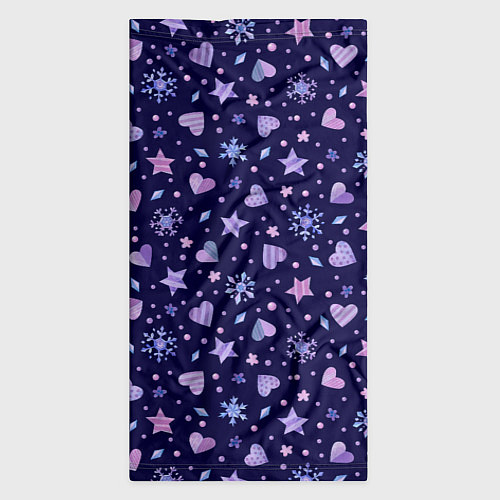 Бандана Новогодние сердечки / 3D-принт – фото 3