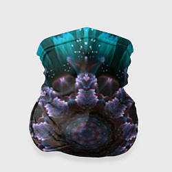 Бандана-труба Космический сайфай цветок, цвет: 3D-принт