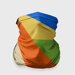 Бандана-труба Геометрические разноцветные фигyры, цвет: 3D-принт