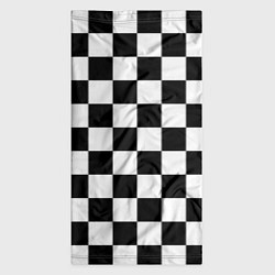 Бандана-труба Шахматные клетки - текстура, цвет: 3D-принт — фото 2