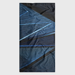 Бандана-труба Тёмные геометрические линии и фигуры, цвет: 3D-принт — фото 2
