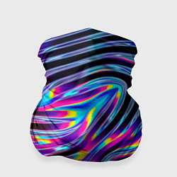 Бандана-труба Голографические полосы, цвет: 3D-принт